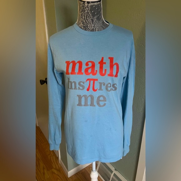 Math Inspires Me Tshirt for Pi Day - Picture 1 of 5